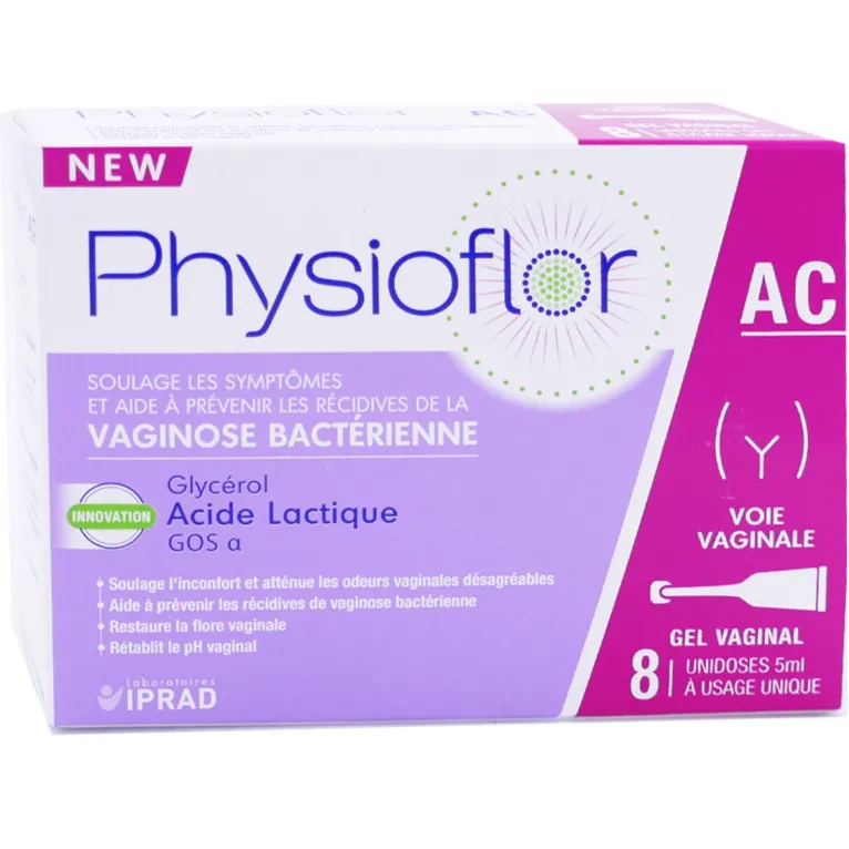 PHYSIOFLOR AC 8 GEL VAGINAL 5ML