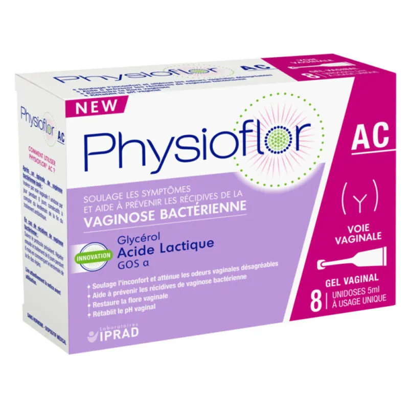 Physioflor AC Gel vaginal 8 unidoses de 5ml