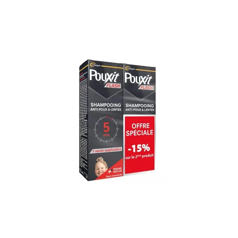 Pouxit Shampoing Anti-Poux 2 x 100ml