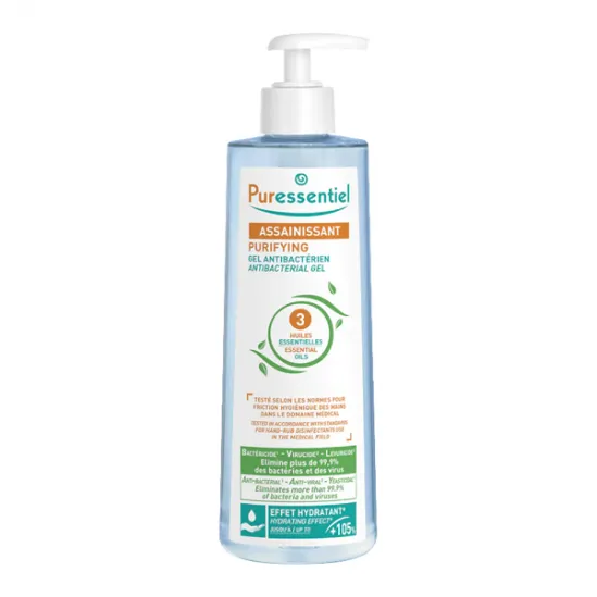 Puressentiel assainissant gel antibactérien 500ml