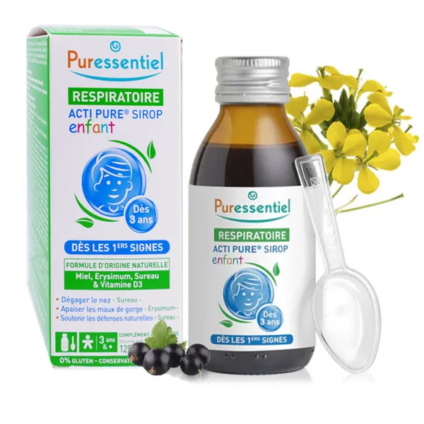 PURESSENTIEL RESPIRATOIRE ACTI PURE SIROP ENFANT 125ML