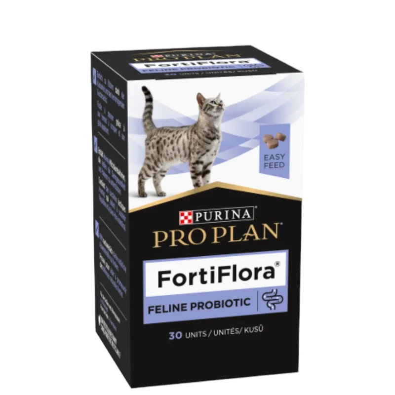 Purina FortiFlora Chat Bouchées – Probiotique Digestif – 30 x 1g