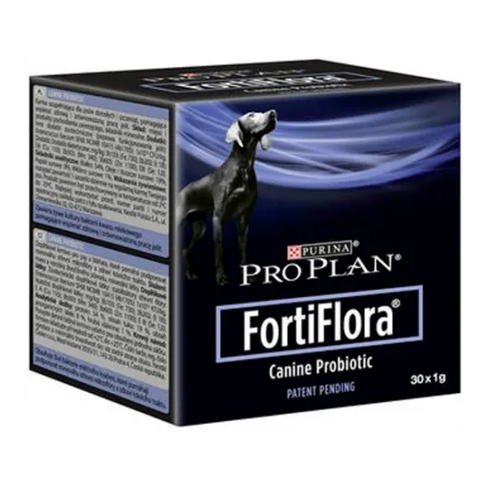 Purina Pro Plan FortiFlora Chien – Probiotique Canin – 30 Sachets de 1g