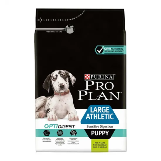 Purina pro plan large athletic puppy optidigest agneau 12kg