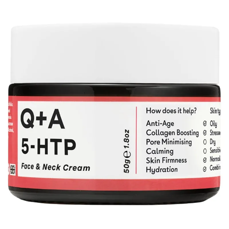 Q+A 5-HTP Crème visage et cou 50gr