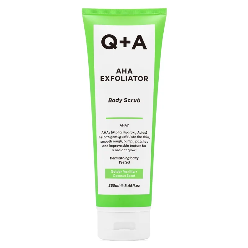 Q+A AHA Exfoliator gommage corporel 250ml