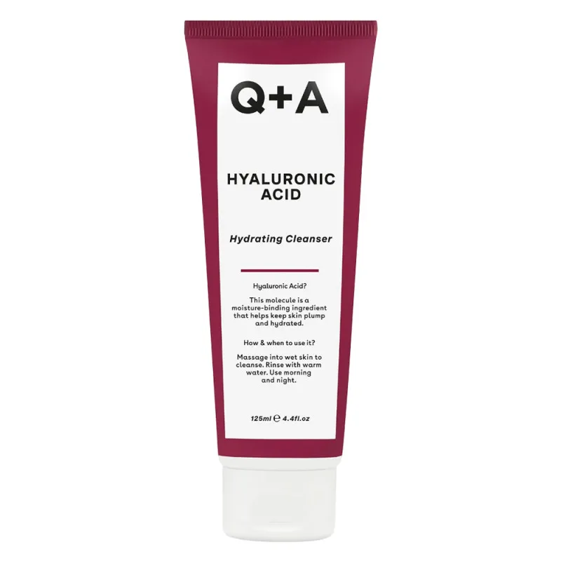 Q+A Hyaluronic Acid Nettoyant hydratant 125ml