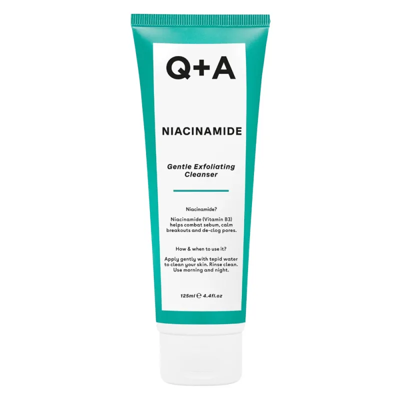 Q+A Niacinamide Nettoyant exfoliant doux 125ml