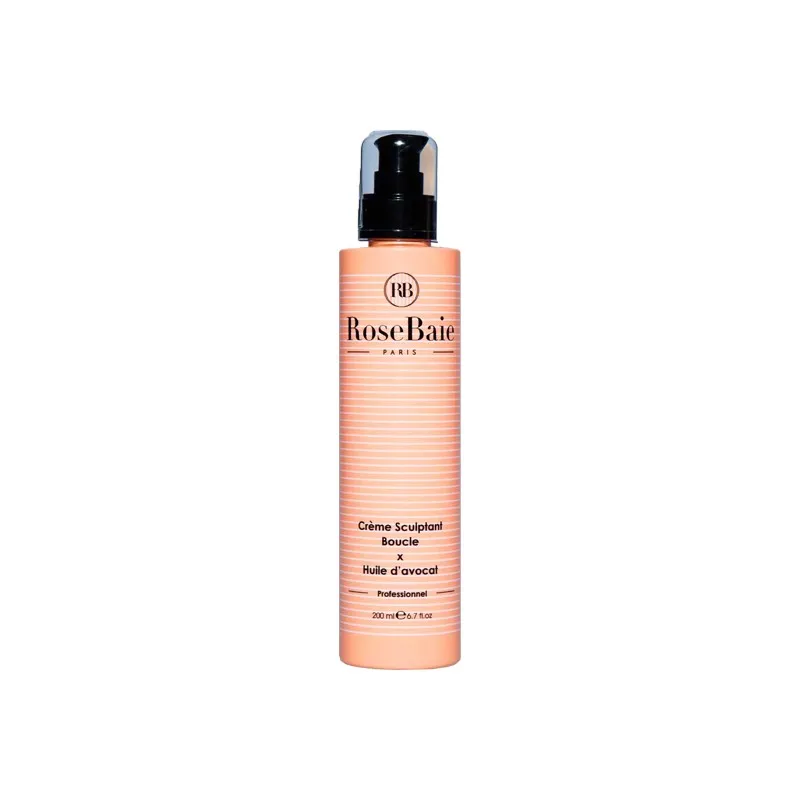 RoseBaie crème hydratante cheveux bouclés huile d'avocat 200ml