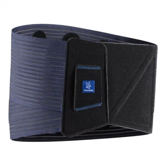 Thuasne LombaSkin ceinture lombaire noir bleuté H26cm T1