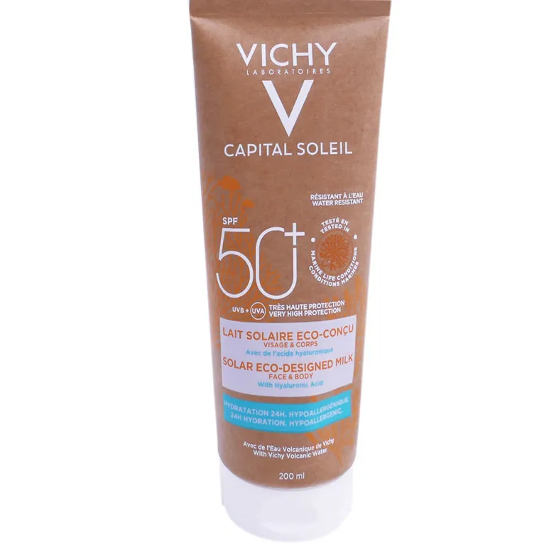 VICHY CAPITAL SOLEIL LAIT SOLAIRE ACO-CONCU SPF50+ 200ML