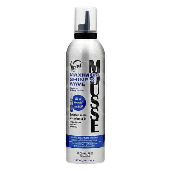 Vigorol Maximum Shine & Wave Mousse 354ml