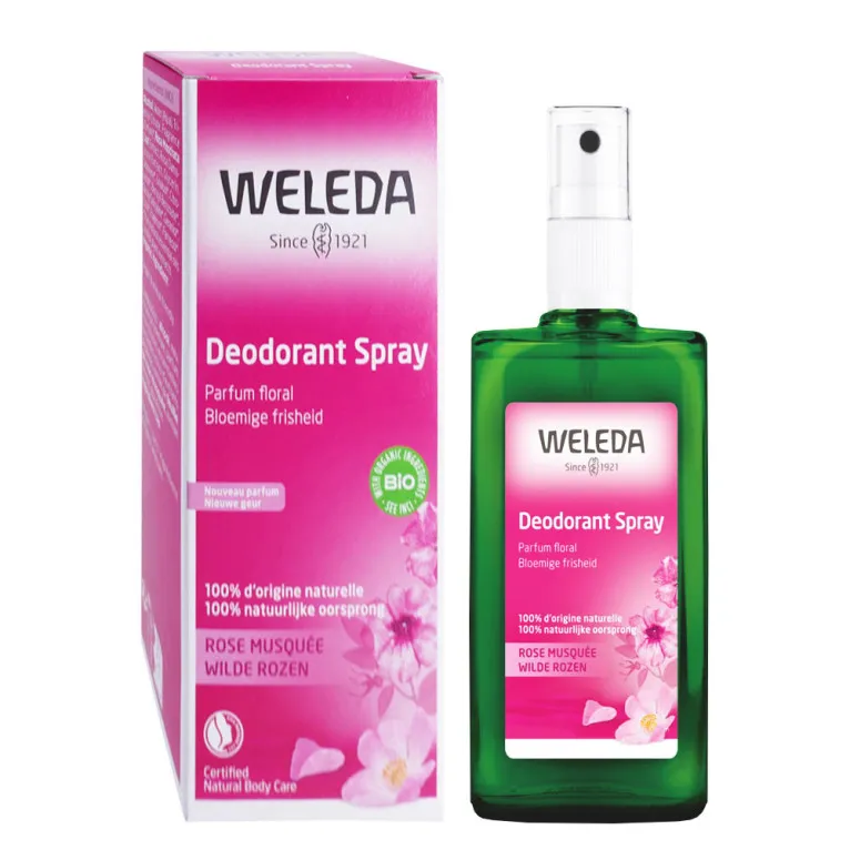 WELEDA DEODORANT SPRAY BIO ROSE MUSQUEE 100 ML