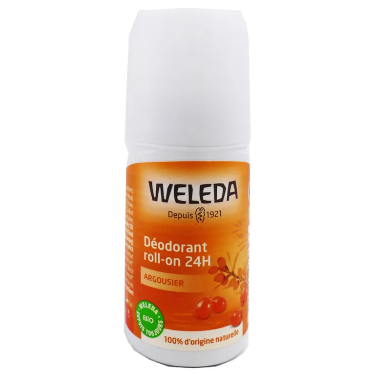 WELEDA DEODORANT BIO ROLL'ON 24H ARGOUSIER 50ML