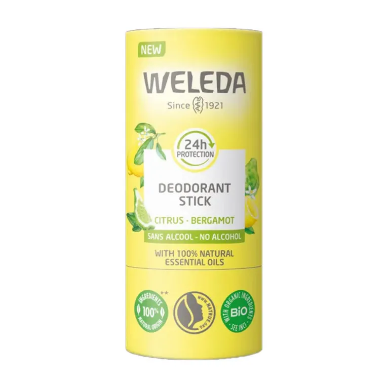 WELEDA DEODORANT STICK CITRUS BERGAMOT BIO 50G