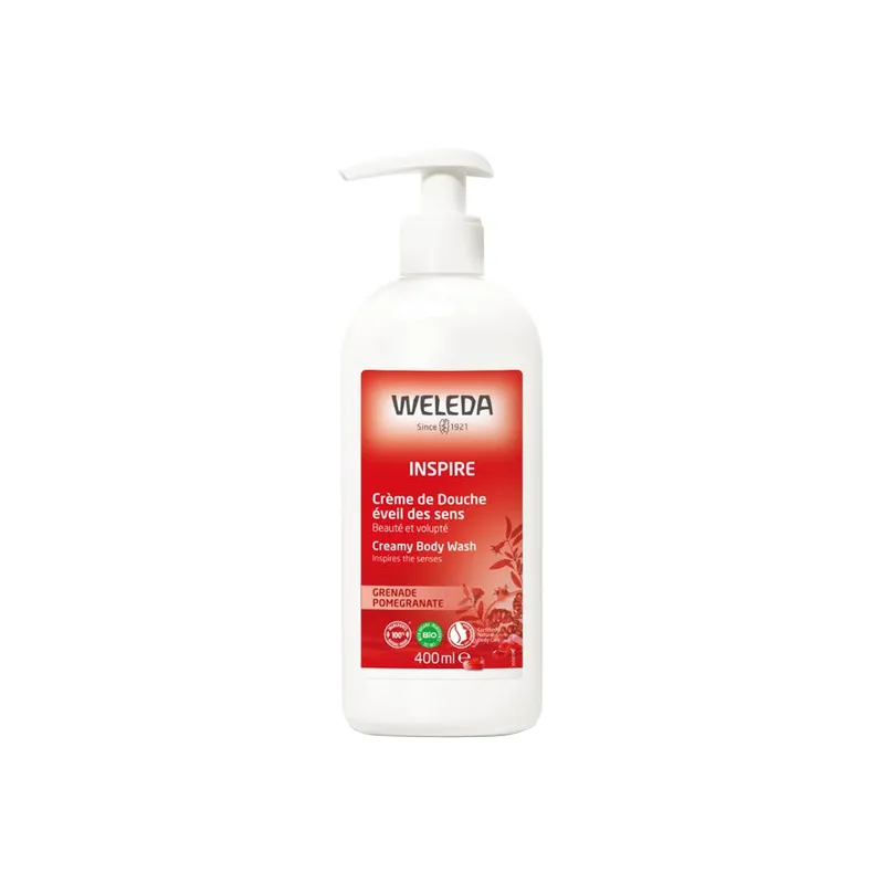 Weleda Inspire crème de douche éveil des sens à la grenade bio 400ml