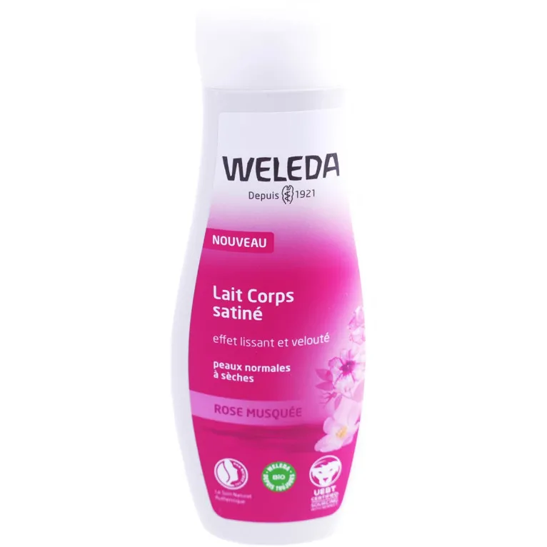 WELEDA LAIT CORPS SATINE BIO ROSE MUSQUEE 200ML