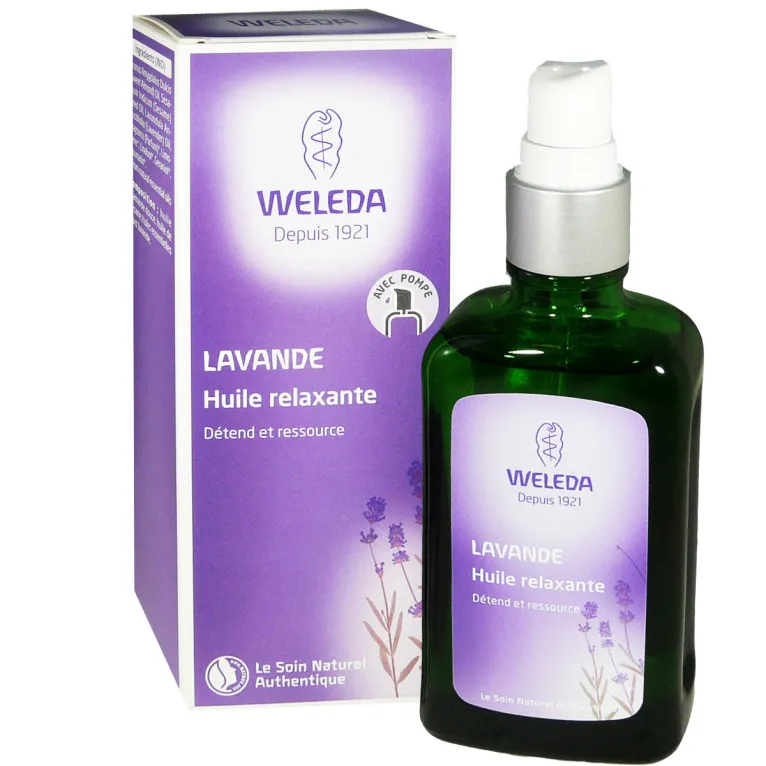weleda lavande huile relaxante 100 ml corps