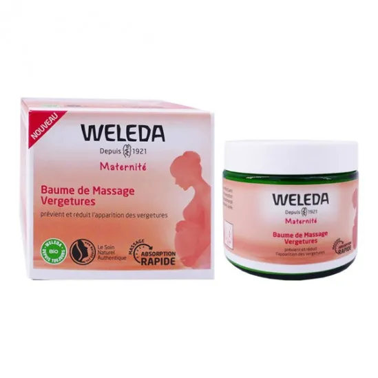 Weleda Maternité Baume de Massage Vergetures Lot de 2x150ml