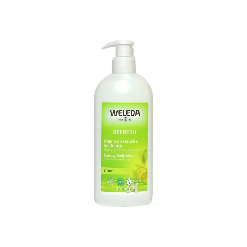 Weleda Refresh crème de douche vivifiante au citrus bio 400ml
