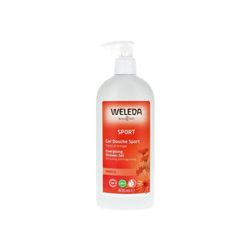 Weleda Sport gel douche à l'arnica bio 400ml