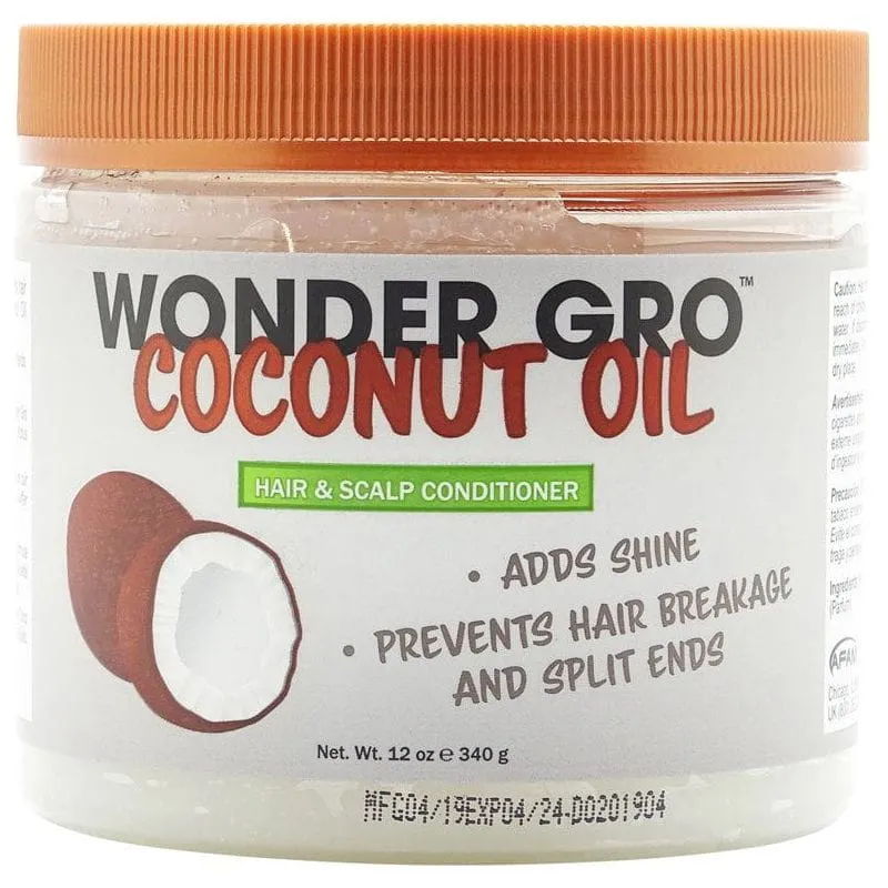 Wonder Gro Coconut Oil Hair & Scalp Conditioner 340g