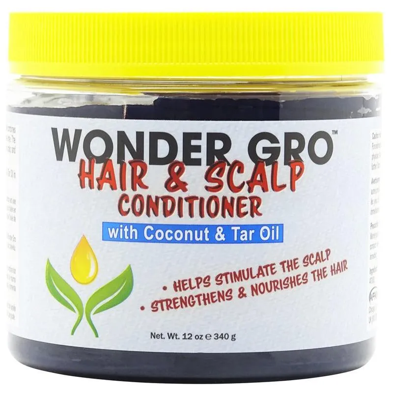 Wonder Gro Hair & Scalp Conditioner with Coconut & Tar Oil 340g