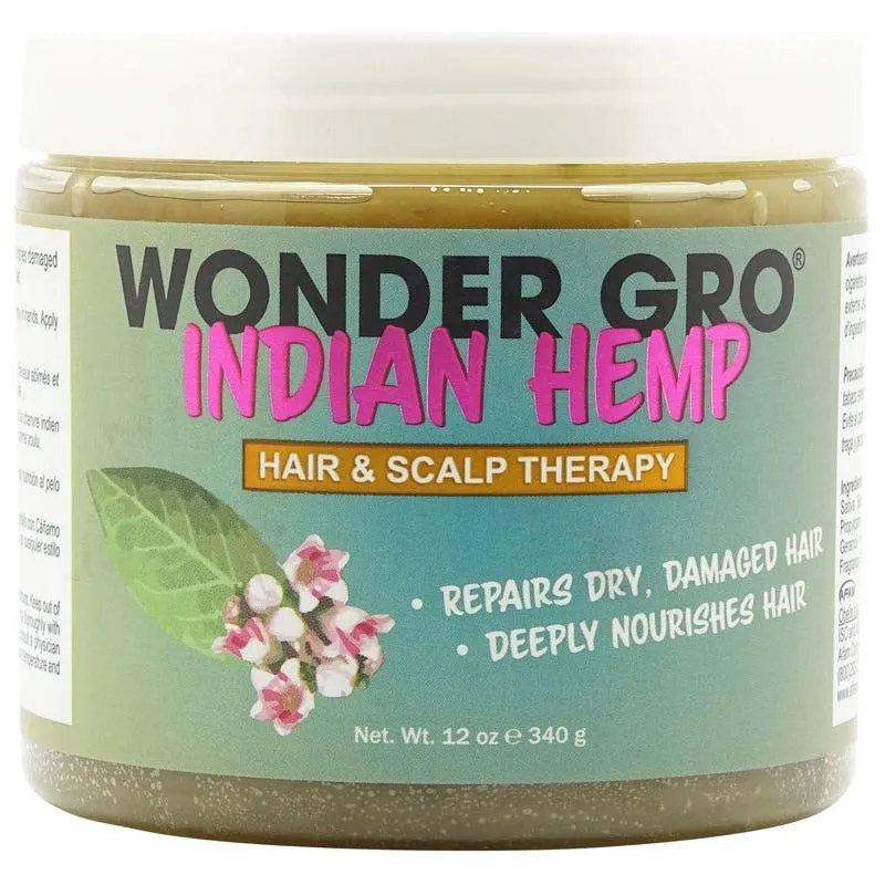 Wonder Gro Indian Hemp Hair & Scalp Therapy 340g