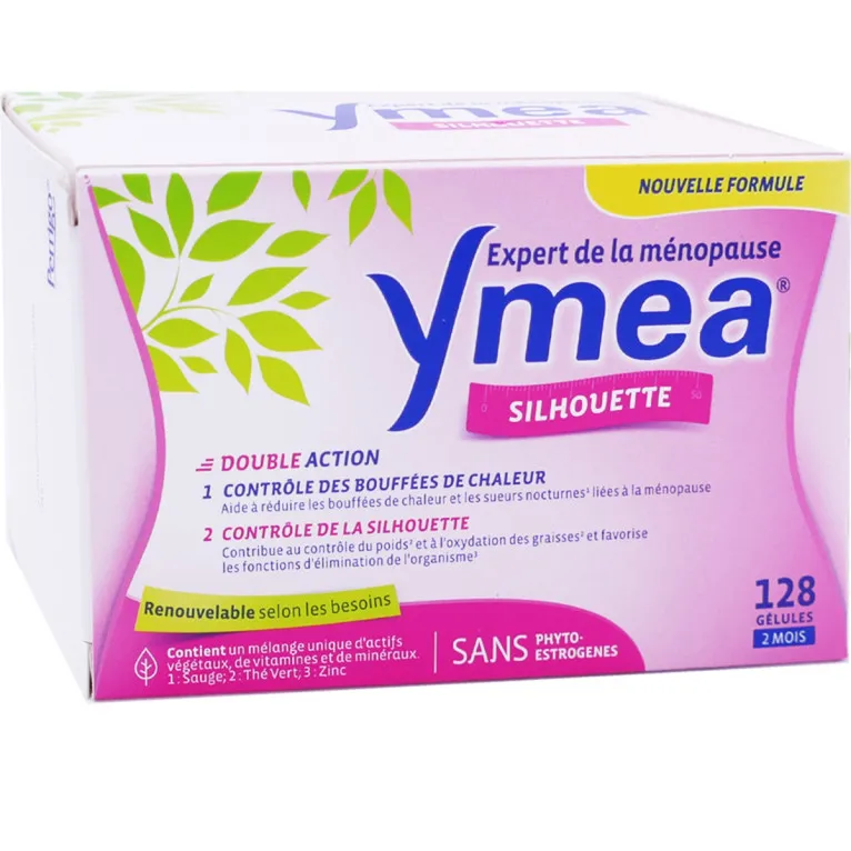 YMEA SILHOUETTE 128 GELULES DOUBLE ACTION MENOPAUSE