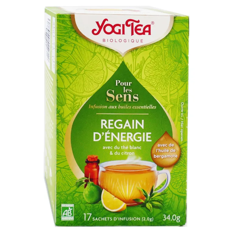 YOGI TEA BIO REGAIN D'ENERGIE 17 SACHETS D'INFUSION