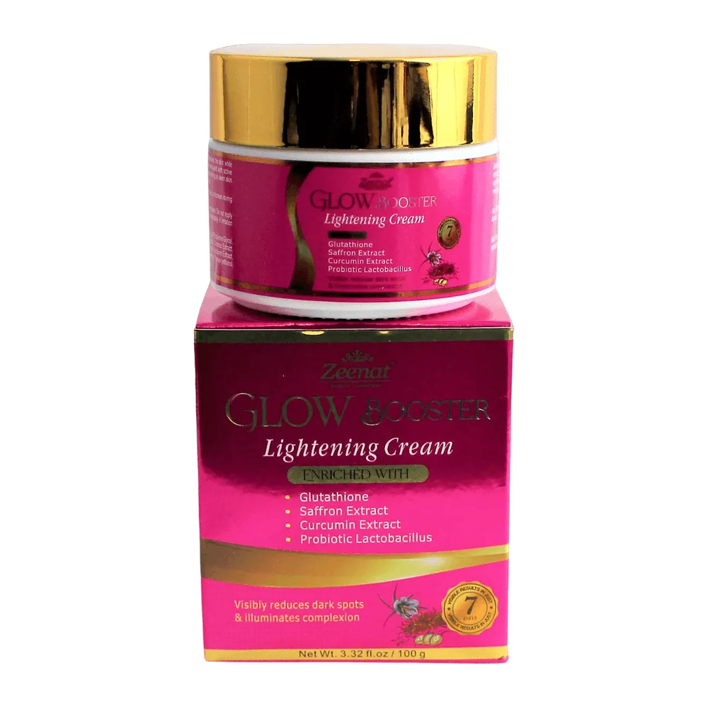 Zeenat Glow Booster Skin Lightening Cream 3.32 Oz / 100 g