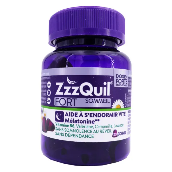ZZZQUIL FORT SOMMEIL 30 GOMMES