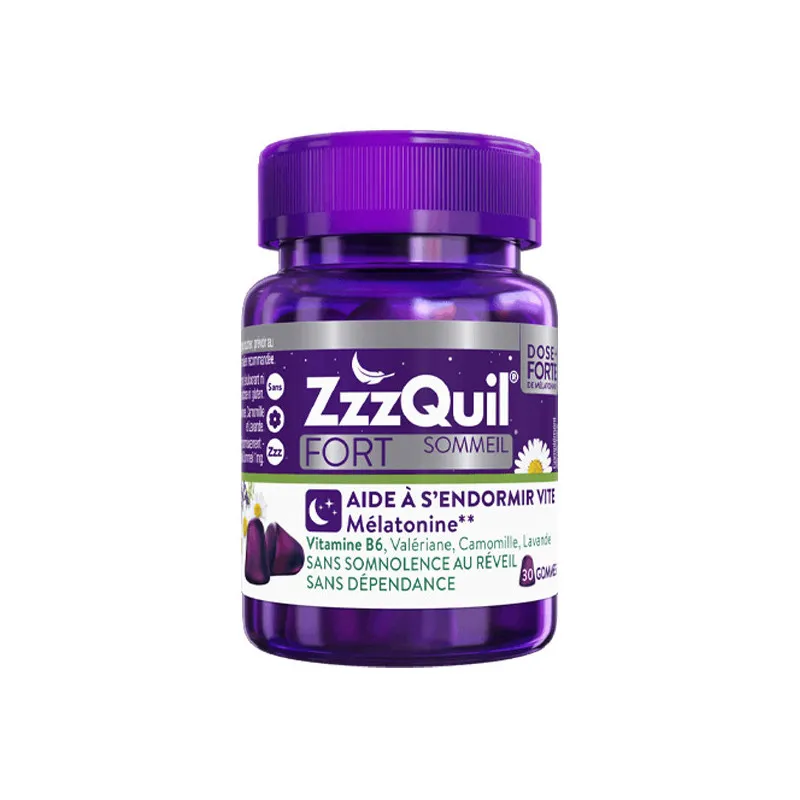 ZzzQuil Fort Sommeil arôme fruits des bois 30 gommes