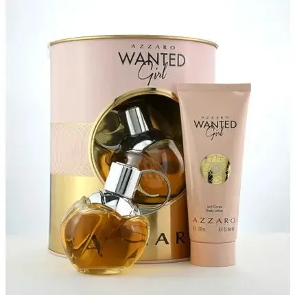 Azzaro Wanted Girl 80ml Eau de parfum  and 100ml Body Lotion - New and Sealed