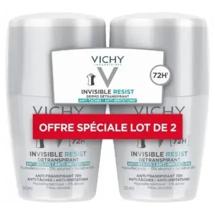 Vichy Invisible Resist 72h Antiperspirant Deodorant Roll-On 50ml Unisexe